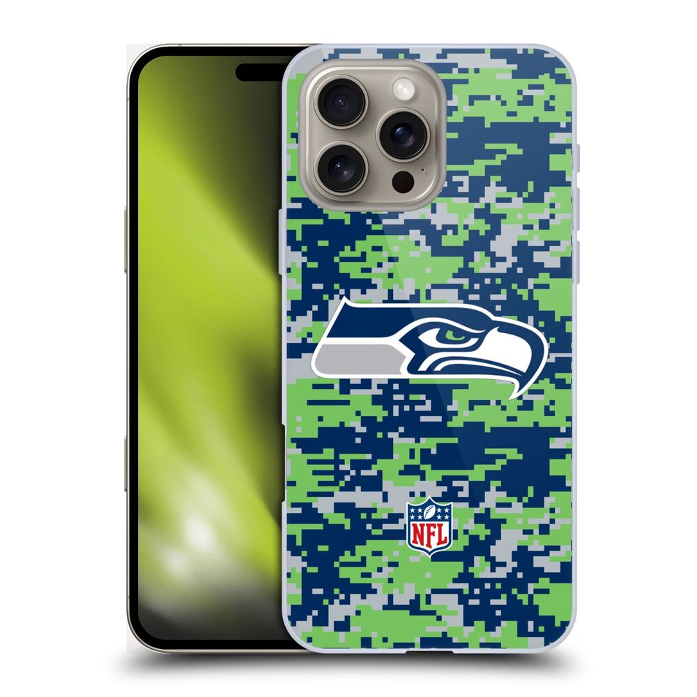 SEATTLE SEAHAWKS(NFL) シアトルシーホークス シアトルシーホークス - Digital Camouflage ハード case / Apple iPhoneケース 【公式 / オフィシャル】